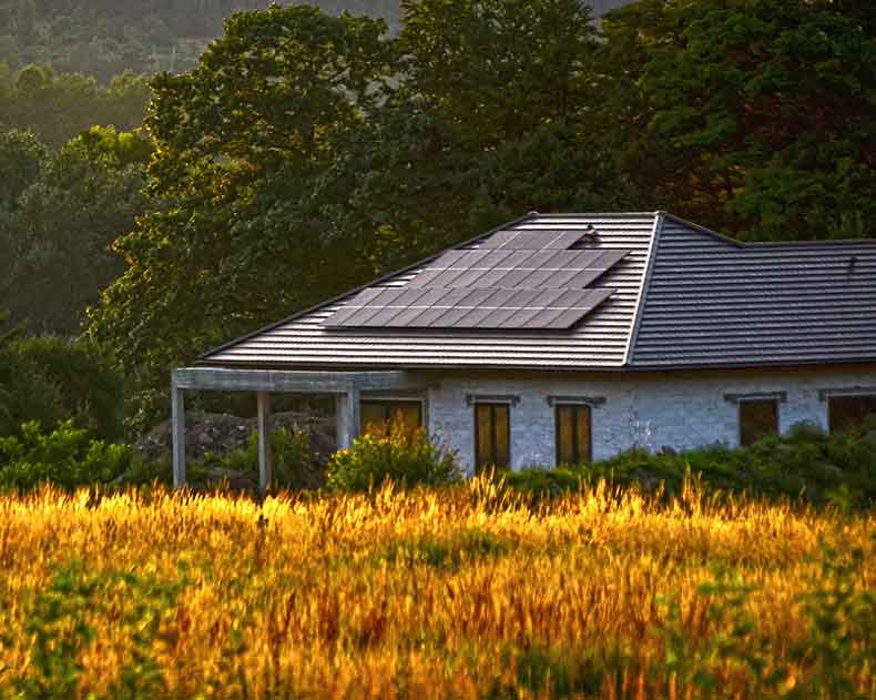 maison panneau solaire thermique